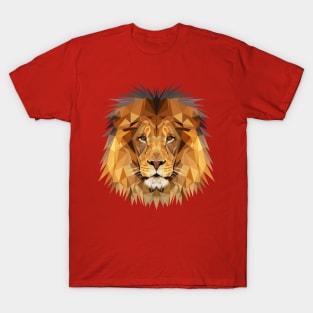 Lion Low Poly Art T-Shirt